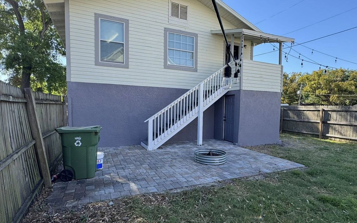 Multi-unit rental property after restoration and repaint