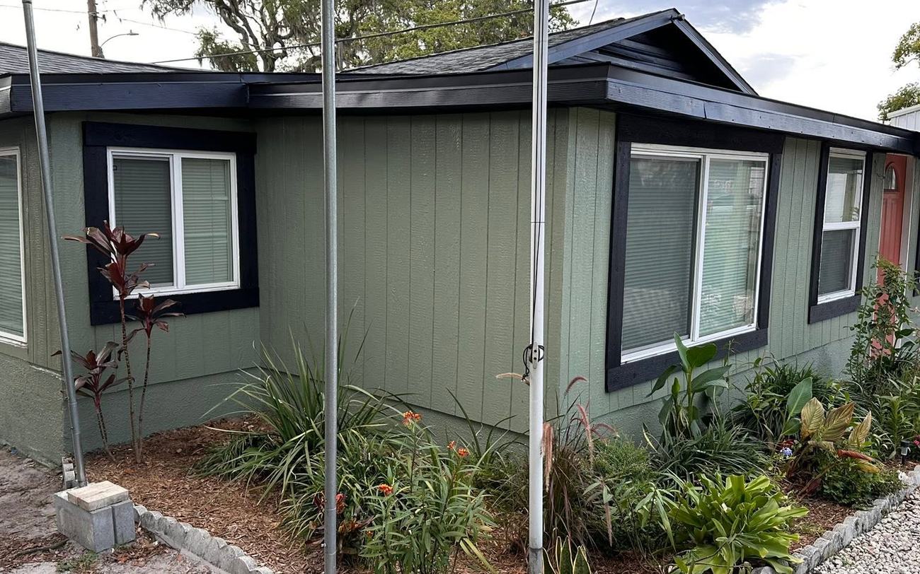 Single storey home after exterior repaint